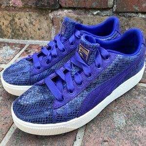 Puma Blue Classic Extreme Animal Spectrum Sneakers